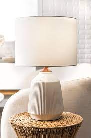 Cream Renton Ceramic 24 Table Lamp Nordstromrack In 2021 Table Lamps Living Room Side Table Lamps Lamps Living Room