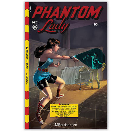 COMIC BOOK | PHANTOM LADY #15, 16, 17, 18, 23 PARTIAL FACSIMILE: Golde –  MBartist