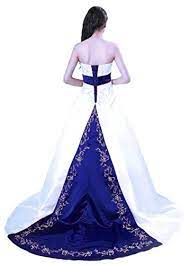 Brautkleid ballkleid calandra mit stickereien weiß blau. Brautkleider Hochzeitskleider Blau Weiss Test Vergleich 2021 7 Beste Brautkleider