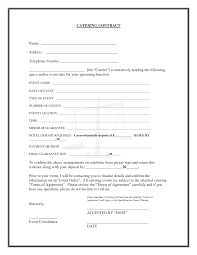 Catering Contract Template Catering Contract Catering Contract Name Event Catering Starting A Catering Business Catering Services