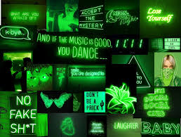 You'll be able to find an image (or quote) which resonates deeply when you search for an aesthetic wallpaper for your computer, search for an image which will match the size of your screen. Neon Green Asethetic Aesthetic Desktop Wallpaper Laptop Backgrounds Green Aesthetic