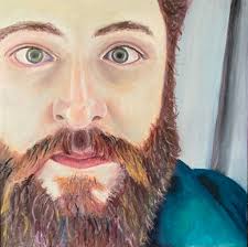 Check out this portrait ... those eyes... by local Robin Synnott . Do click 