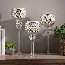 Enjoy free shipping and discounts on select orders. Silver And Gold Mercury Glass Charismas Set Of 3 Kirklands
