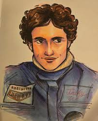 i was possessed with the need to draw Jackie Ickx? : r/F1Art