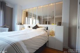 Creation D Une Chambre Dans Une Piece A Vivre Separees Par Une Verriere Industrielle Petite Chambre Mansardee Verriere Blanche Chambre Parentale Design