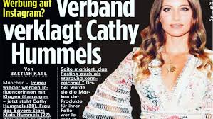 Als sie im jahre 2006 zum ersten mal. Schleichwerbung Oder Nicht Rechtsstreit Zwischen Cathy Hummels Und Dem Verband Sozialer Wettbewerb Geht Weiter