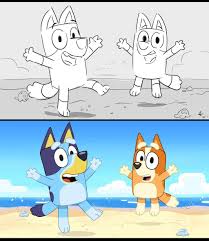 Bluey By Assortedjellies On Deviantart Cool Cartoons Disney Junior Art