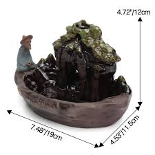 If you are using a fan, then the backflow technology may not have the aesthetic and beneficial effect. Dragon Backflow Incense Holder For Yoga Room 10 Incense Cones Home Decoration Handicraft Gift Jeteven Dragon Backflow Incense Burner Ceramic Waterfall Incense Burner Incense Holders Home Kitchen Eudirect78 Eu