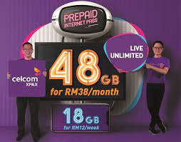 With the monthly internet passes which cost between rm 35 to rm 45 a month, customers are subjected to a 50gb ceiling there was a time gap of 4 hours between these two versions of the hotlink prepaid unlimited plan's faq document. Celcom Xpax Enhanced With Two New Prepaid Internet Passes Digital News Asia