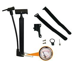 Winningo Mini Bike Tire Pump With Gauge Portable Bike Floor Pump High Pressure Mini Mountain Bike Pump Fits Presta Valve Black Bike Pump Bike Tire Mini Bike