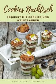 Ein Absoluter Klassiker Ist Dieses Dessert Mit Joghurt Weintrauben Und Cookies Schnell Gemacht Einfach Und In 2020 Tasty Ingredients Desserts Yummy Snacks