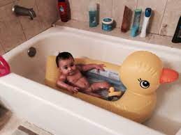 Spending time and bonding with a new baby can be very fulfilling, and one of the most fun and intimate ways to bond. Bath Idea For Baby Who Can T Quite Sit Up But Trying June 2013 Babies Forums What To Expect