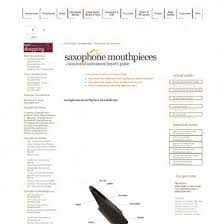 Saxophone Mouthpiece Buyers Guide Comparison Chart Wwbw Com