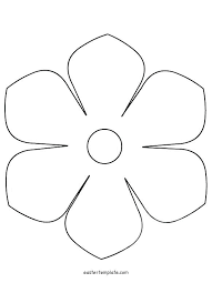 Aug 12, 2019 · it is simple to make different sized layered rose flowers by adjusting the beginning chain, just keep it an odd number. Paper Rose Template Printable Flower Templates Giant Free Pdf Superb 5 Petal Flower Flower Templates Printable Flower Template Flower Templates Printable Free