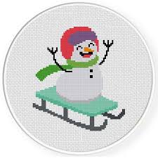 Maybe you would like to learn more about one of these? Snowman Sled Cross Stitch Pattern Cross Stitch Cross Stitch Patterns Stitch Patterns