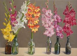Flowers by lucy opening hours. Lucy Culliton Bibbenluke Flowers Gladioli Flower Painting Oil Painting Flowers Flower Art