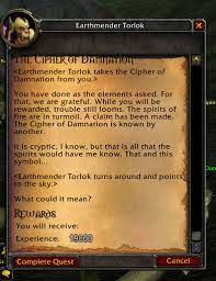 Check spelling or type a new query. Quest The Cipher Of Damnation Last Quest In Chain Issue 625 Dalaranwow Dalaran Wow Github