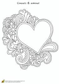 Heart 3 Coloring Pages Mandala Coloring Pages Doodle Coloring