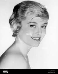 French actress 1950 Banque d'images noir et blanc