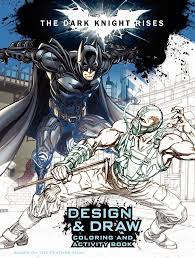 The dark knight rises bane batman coloring pages. The Dark Knight Rises Design And Draw Coloring And Activity Book Sazaklis John 9780062132260 Amazon Com Books