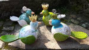 Bestellware Zaunkonig Keramik Gartenkeramik Gartenkeramik Gartenkugeln Keramik
