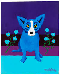 George Rodrigue 1944 2013 Blue Flowers For A Blue Dog Christie S Free shipping on many items. george rodrigue 1944 2013