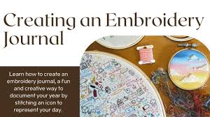 Creating an Embroidery Journal - YouTube