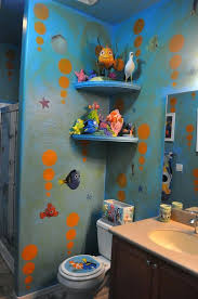 One bold accent piece or a small bathroom rug may be enough to set the style for the whole room. Kids Bathroom Kidsbathroomideas You Wanna Try This Idea Kids Bathroom Themes Nemo Bathroom Baby Bathroom
