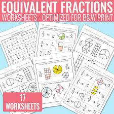 Lesson 4th gradeequivalent fractions third grade lessonequivalent fractions 5th grade pdfequivalent fractions 5th grade worksheetsequivalent. Equivalent Fractions Worksheets Fractions Unit Easy Peasy Learners