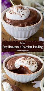 My Best Recipes Easy Homemade Chocolate Pudding 22 All Recipes Homemade Chocolate Pudding Chocolate Pudding Recipes Easy Pudding Recipes