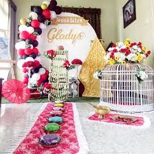 Dekorasi tedak siten biasanya menghias kurungan ayam yang akan digunakan untuk upacara tedak siten tangga tebu dan dinding yang berfungsi sebagai backdrop acara tedak siten. Intip 8 Ide Dekorasi Tedak Siten Sederhana Kreasi Sendiri Orami