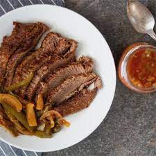 Once the instant pot stops counting release the pressure if you do flank steak it's a tougher and has more fat. Fajita Flank Steak In The Instant Pot Cosmopolitan Cornbread