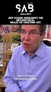 Jeff Koons embraces the metaphysical space of  artmaking.#sabgallerycollection #jeffkoons