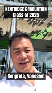 Happy Father's Day! Proud papa seeing Vanessa graduate alongside her  Kentridge Class of 2025. Thanks, Emerita L Wheeling for the photos! Emerita  L Wheeling