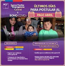 Este 18 de febrero se acaba el plazo para postular al segundo pago del ife y bono covid. Solicita El Ministerio De Desarrollo Social Y Familia Facebook