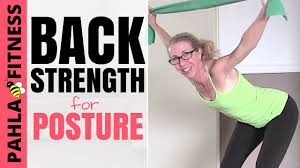 upper back resistance band workout for
