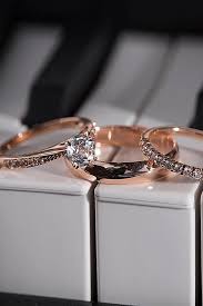 This gorgeous rose gold eternity band is a unique wedding or anniversary ring for women in a vintage style. 30 Rose Gold Wedding Rings For The Romantic Bride To Be Oh So Perfect Proposal