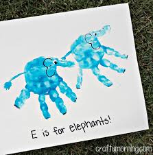 Handprint Elephant Craft for Kids to Make - Crafty Morning