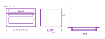 Wall ovens can be operated by gas and electric but electric models are more readily available. Kitchenaid Built In Microwave Oven 30 Dimensions Drawings Dimensions Com