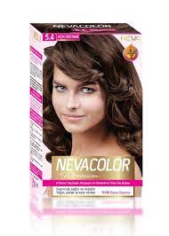 Nevacolor Premium Sac Boyasi 5 4 Acik Kestane Sac Boyasi Sac Renkler