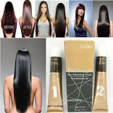 Curly hair is easily weighed down by heavy formulas. Berina Straightening Hair Cream Permanace Rebonding Cream Relax Curly Frizz Hair Ebay