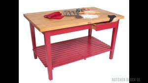 Butcher block table are not only sturdy in quality and efficient in performance but are also esthetically appealing, blending perfectly with different kitchen themes and purposes. John Boos Butcher Block Table Kitchen Tables