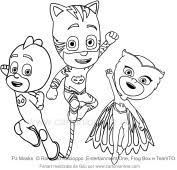 Por dibujos para imprimir y colorear. Dibujos De Los Pj Masks Super Pigiamini Para Colorear