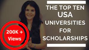 Learn how to increase your chances of getting one here! Top 10 Universities In Usa Where You Can Study For Free Study In Usa For Free Scholarships Youtube