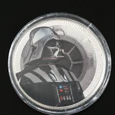 2017 Niue 2 Dollar Colorized Darth Vader Commemorative 1 Oz Silver Coin Silver Coins Commemoration Darth Vader 2020 niue darth vader chibi 1 oz colorized silver proof coin ~ star wars. oz silver coin silver coins
