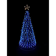 Home Accents Holiday 75 In Pre Lit Christmas Tree With Warm White And Blue Led Lights Metal Tree Tree Sculpture Metal Tree Wall Art