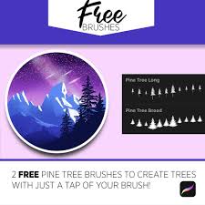 Click on procreate in fast apps list. Free Pine Tree Brushes For Procreate And Photoshop Photoshop Brushes Free Free Brush Procreate Brushes Free