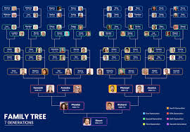 Free Customizable Family Tree Templates - Highfile
