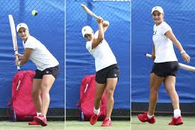 Barty and swiatek wrote the first chapter of what is hopefully a long rivalry in madrid. Multi Talented World No 1 Tennis Player Ashleigh Barty Plays Cricket With Straightest Of Bats See Stunning Photos