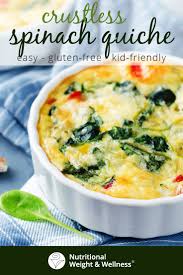 Crustless Spinach Quiche Recipe Gluten Free Recipe Quiche Recipes Easy Quiche Recipes Gluten Free Quiche Recipes